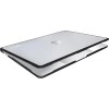 Amazon Basics Hard Shell Laptop Cover for MacBook Air 13-inch with Touch ID (Model M2) | Anti-Fingerprint Case (Matte Black & Semi-Transparent)