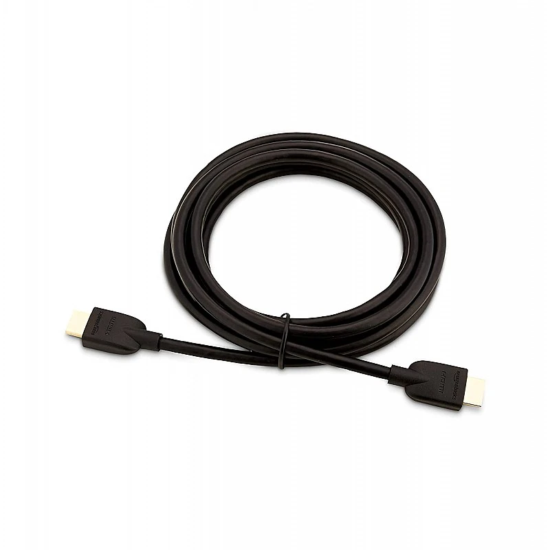 Amazon Basics High-Speed HDMI Cable - 10 Feet (Latest Standard) - Supports Ethernet, 3D, 4K video,Black Amazon Basics High-Speed HDMI Cable - 10 Feet (Latest Standard) - Supports Ethernet, 3D, 4K video,Black