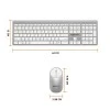 Amazon Basics Wireless Rechargeable Dual Connectivity Keyboard and Mouse Set - Multidevice Wireless Keyboard Full Size and Mouse, for Windows, Mac, Android, Smart TV, Tablet, PC, Laptop Amazon Basics Wireless Rechargeable Dual Connectivity Keyboard and Mouse Set - Multidevice Wireless Keyboard Full Size and Mouse, for Windows, Mac, Android, Smart TV, Tablet, PC, Laptop