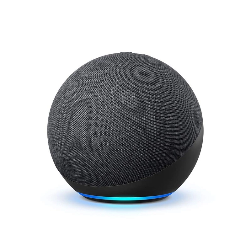 Amazon Echo (4th Gen) | Premium sound powered by Dolby and Alexa (Black) Refurbished