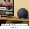 Amazon Echo (4th Gen) | Premium sound powered by Dolby and Alexa (Black) Refurbished