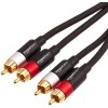 AmazonBasics Digital Optical Coax to Analog RCA Audio Converter Adapter with Fiber Cable & PBH-20216 2-Male to 2-Male RCA Audio Cable - 4 Feet (Black) AmazonBasics Digital Optical Coax to Analog RCA Audio Converter Adapter with Fiber Cable & PBH-20216 2-Male to 2-Male RCA Audio Cable - 4 Feet (Black)