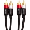 AmazonBasics Digital Optical Coax to Analog RCA Audio Converter Adapter with Fiber Cable & PBH-20216 2-Male to 2-Male RCA Audio Cable - 4 Feet (Black) AmazonBasics Digital Optical Coax to Analog RCA Audio Converter Adapter with Fiber Cable & PBH-20216 2-Male to 2-Male RCA Audio Cable - 4 Feet (Black)