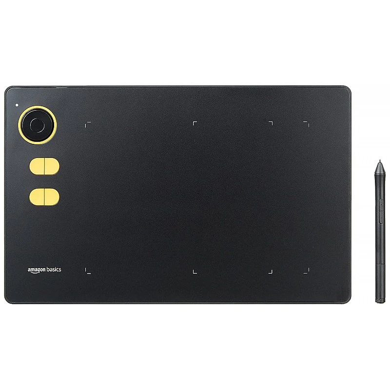 AmazonBasics Graphics Drawing Tablet Pen Tablet, 8.4 X 5.7 Inches, Speed 233, 4 Shortcut Keys, Battery Free Stylus AmazonBasics Graphics Drawing Tablet Pen Tablet, 8.4 X 5.7 Inches, Speed 233, 4 Shortcut Keys, Battery Free Stylus