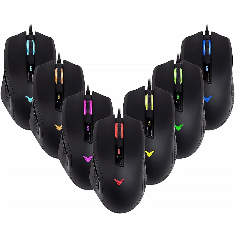AmazonBasics USB AYH Gaming Mouse, Black-1-1-1 AmazonBasics USB AYH Gaming Mouse, Black-1-1-1