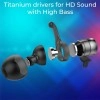 Ambrane Bluetooth Wireless Earphones with High Bass Stereo Sound 10 Hours Playtime Water Splash Proof inbuilt Mic ANB-33 Black Neon Ambrane Bluetooth Wireless Earphones with High Bass Stereo Sound 10 Hours Playtime Water Splash Proof inbuilt Mic ANB-33 Black Neon