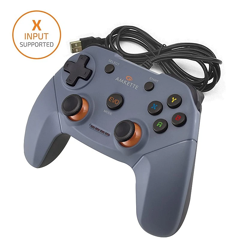 Amkette Evo Elite Wired PC Gamepad With Dual Vibration for PC/PS3/Android (Black) Amkette Evo Elite Wired PC Gamepad With Dual Vibration for PC/PS3/Android (Black)
