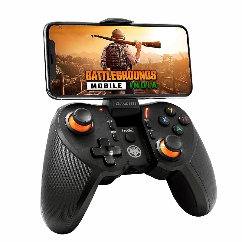 Amkette Evo Gamepad Pro 4 Programmable Gamepad for Android | for Snapdragon Devices Only | with Touch Point Mapping | Works with Genshin, BGMI, COD, Mobile Legends and More | Bluetooth 4.0 (Black) Amkette Evo Gamepad Pro 4 Programmable Gamepad for Android | for Snapdragon Devices Only | with Touch Point Mapping | Works with Genshin, BGMI, COD, Mobile Legends and More | Bluetooth 4.0 (Black)