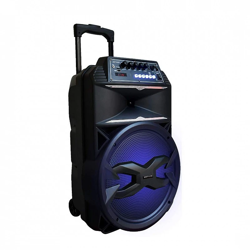 Ant Audio Rock 1000 Trolley Party Speaker with Karaoke with FM Radio, Micro SD Card, USB, Wired & Wireless Mic Subwoofer Ant Audio Rock 1000 Trolley Party Speaker with Karaoke with FM Radio, Micro SD Card, USB, Wired & Wireless Mic Subwoofer