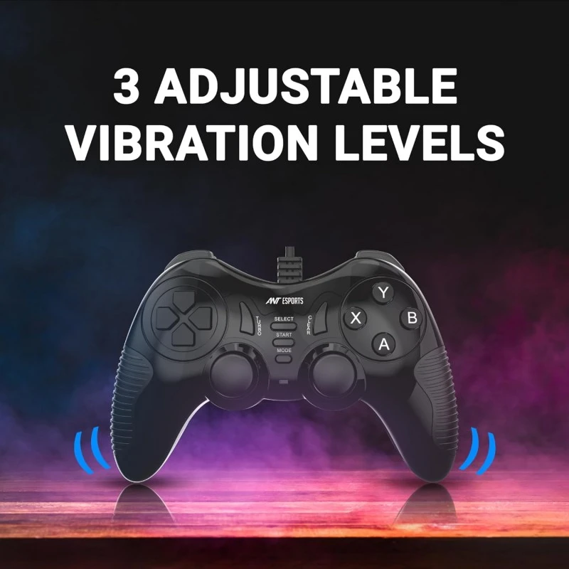Ant Esports GP110 Wired Gamepad, Compatible for PC & Laptop Computer (Windows 10/8 /7) / PS3 / Android Ant Esports GP110 Wired Gamepad, Compatible for PC & Laptop Computer (Windows 10/8 /7) / PS3 / Android