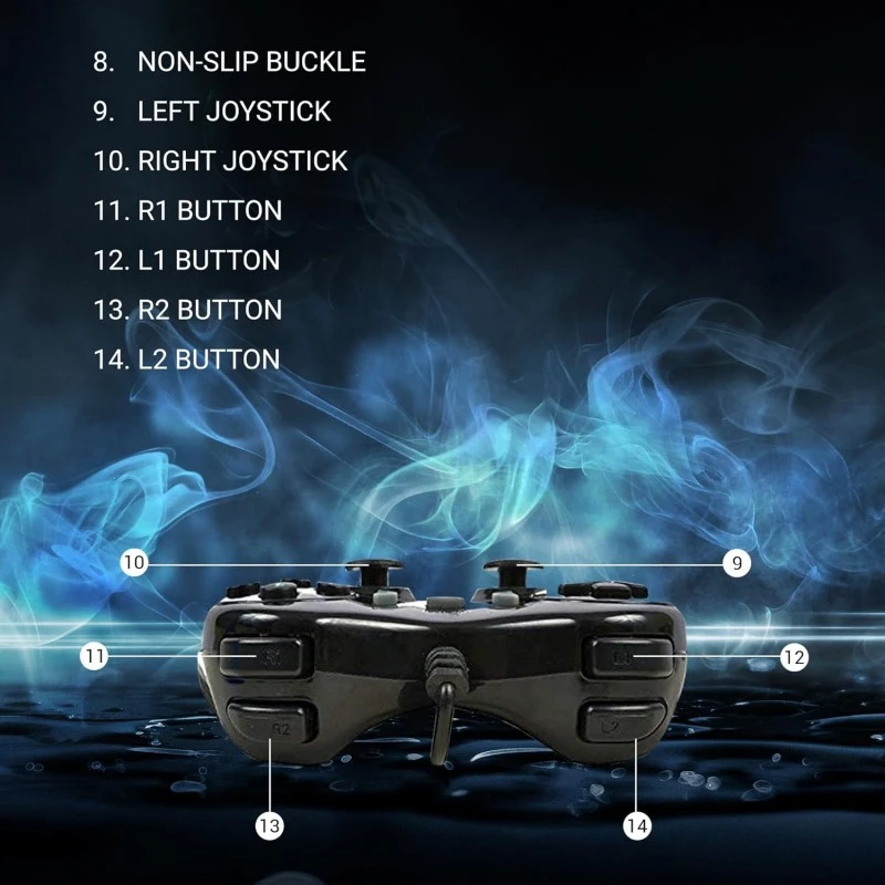 Ant Esports GP110 Wired Gamepad, Compatible for PC & Laptop Computer (Windows 10/8 /7) / PS3 / Android Ant Esports GP110 Wired Gamepad, Compatible for PC & Laptop Computer (Windows 10/8 /7) / PS3 / Android
