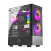 Ant Esports ICE-100 Mid-Tower Computer Case/Gaming Cabinet - Black | Supports ATX, Micro-ATX, Mini-ITX | Pre-Installed 2 x 140mm Front Fans and 1 x 140 mm Rear Fan Ant Esports ICE-100 Mid-Tower Computer Case/Gaming Cabinet - Black | Supports ATX, Micro-ATX, Mini-ITX | Pre-Installed 2 x 140mm Front Fans and 1 x 140 mm Rear Fan