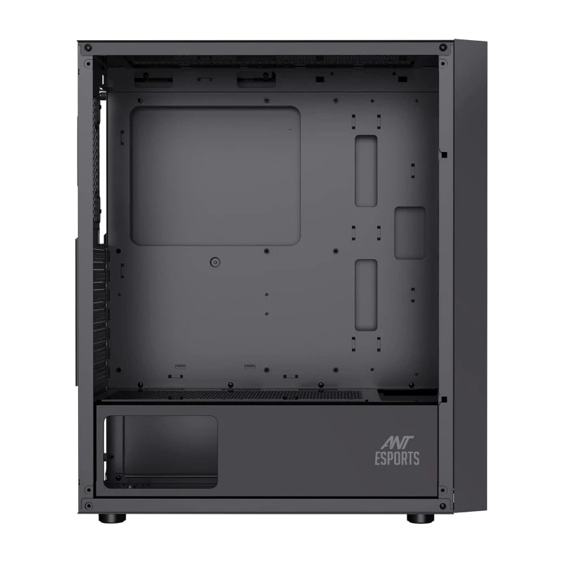 Ant Esports ICE-100 Mid-Tower Computer Case/Gaming Cabinet - Black | Supports ATX, Micro-ATX, Mini-ITX | Pre-Installed 2 x 140mm Front Fans and 1 x 140 mm Rear Fan Ant Esports ICE-100 Mid-Tower Computer Case/Gaming Cabinet - Black | Supports ATX, Micro-ATX, Mini-ITX | Pre-Installed 2 x 140mm Front Fans and 1 x 140 mm Rear Fan