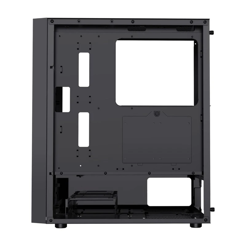 Ant Esports ICE-100 Mid-Tower Computer Case/Gaming Cabinet - Black | Supports ATX, Micro-ATX, Mini-ITX | Pre-Installed 2 x 140mm Front Fans and 1 x 140 mm Rear Fan Ant Esports ICE-100 Mid-Tower Computer Case/Gaming Cabinet - Black | Supports ATX, Micro-ATX, Mini-ITX | Pre-Installed 2 x 140mm Front Fans and 1 x 140 mm Rear Fan