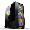 Ant Esports ICE-100 Mid-Tower Computer Case/Gaming Cabinet - Black | Supports ATX, Micro-ATX, Mini-ITX | Pre-Installed 2 x 140mm Front Fans and 1 x 140 mm Rear Fan Ant Esports ICE-100 Mid-Tower Computer Case/Gaming Cabinet - Black | Supports ATX, Micro-ATX, Mini-ITX | Pre-Installed 2 x 140mm Front Fans and 1 x 140 mm Rear Fan