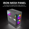Ant Esports ICE-100 Mid-Tower Computer Case/Gaming Cabinet - Black | Supports ATX, Micro-ATX, Mini-ITX | Pre-Installed 2 x 140mm Front Fans and 1 x 140 mm Rear Fan Ant Esports ICE-100 Mid-Tower Computer Case/Gaming Cabinet - Black | Supports ATX, Micro-ATX, Mini-ITX | Pre-Installed 2 x 140mm Front Fans and 1 x 140 mm Rear Fan