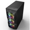 Ant Esports ICE-100 Mid-Tower Computer Case/Gaming Cabinet - Black | Supports ATX, Micro-ATX, Mini-ITX | Pre-Installed 2 x 140mm Front Fans and 1 x 140 mm Rear Fan Ant Esports ICE-100 Mid-Tower Computer Case/Gaming Cabinet - Black | Supports ATX, Micro-ATX, Mini-ITX | Pre-Installed 2 x 140mm Front Fans and 1 x 140 mm Rear Fan