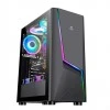 Ant Esports ICE-100 Mid-Tower Computer Case/Gaming Cabinet - Black | Supports ATX, Micro-ATX, Mini-ITX | Pre-Installed 2 x 140mm Front Fans and 1 x 140 mm Rear Fan Ant Esports ICE-100 Mid-Tower Computer Case/Gaming Cabinet - Black | Supports ATX, Micro-ATX, Mini-ITX | Pre-Installed 2 x 140mm Front Fans and 1 x 140 mm Rear Fan