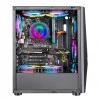 Ant Esports ICE-100 Mid-Tower Computer Case/Gaming Cabinet - Black | Supports ATX, Micro-ATX, Mini-ITX | Pre-Installed 2 x 140mm Front Fans and 1 x 140 mm Rear Fan Ant Esports ICE-100 Mid-Tower Computer Case/Gaming Cabinet - Black | Supports ATX, Micro-ATX, Mini-ITX | Pre-Installed 2 x 140mm Front Fans and 1 x 140 mm Rear Fan