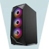Ant Esports ICE-100 Mid-Tower Computer Case/Gaming Cabinet - Black | Supports ATX, Micro-ATX, Mini-ITX | Pre-Installed 2 x 140mm Front Fans and 1 x 140 mm Rear Fan Ant Esports ICE-100 Mid-Tower Computer Case/Gaming Cabinet - Black | Supports ATX, Micro-ATX, Mini-ITX | Pre-Installed 2 x 140mm Front Fans and 1 x 140 mm Rear Fan