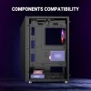 Ant Esports ICE-100 Mid-Tower Computer Case/Gaming Cabinet - Black | Supports ATX, Micro-ATX, Mini-ITX | Pre-Installed 2 x 140mm Front Fans and 1 x 140 mm Rear Fan Ant Esports ICE-100 Mid-Tower Computer Case/Gaming Cabinet - Black | Supports ATX, Micro-ATX, Mini-ITX | Pre-Installed 2 x 140mm Front Fans and 1 x 140 mm Rear Fan