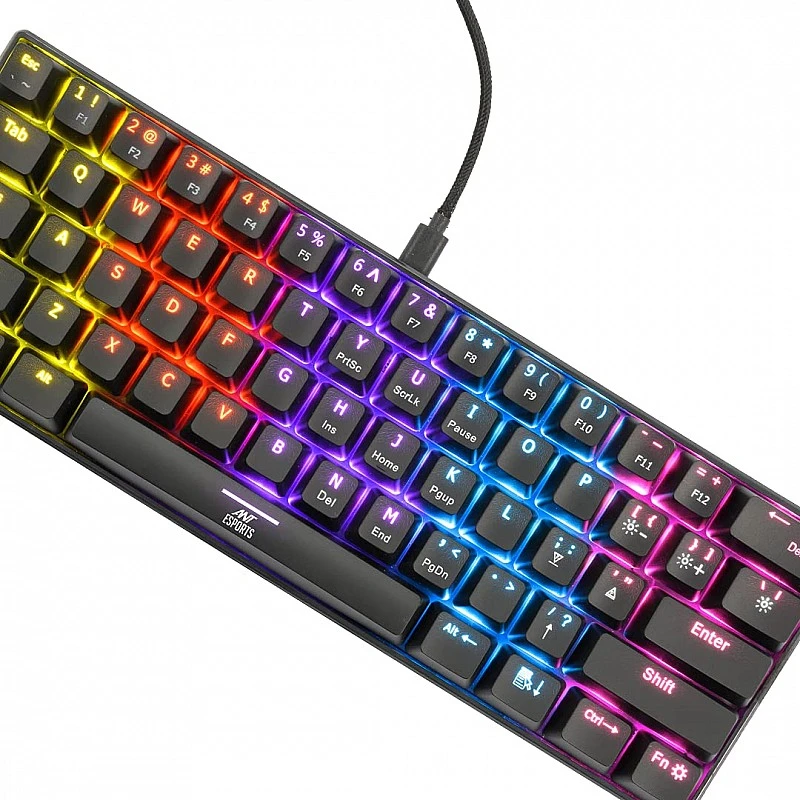 Ant Esports MK1200 Mini Wired Mechanical Gaming Keyboard Red Switch Ant Esports MK1200 Mini Wired Mechanical Gaming Keyboard Red Switch