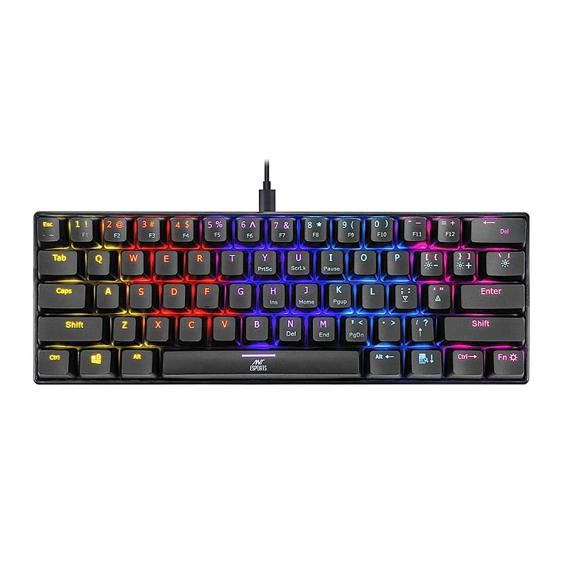 Ant Esports MK1200 Mini Wired Mechanical Gaming Keyboard Red Switch Ant Esports MK1200 Mini Wired Mechanical Gaming Keyboard Red Switch
