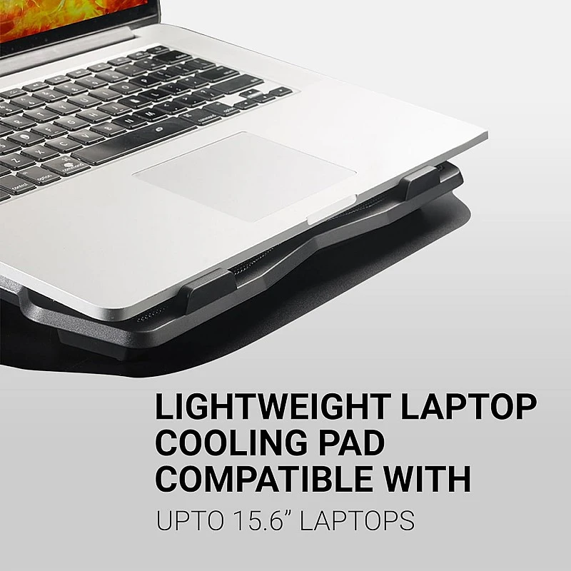 Ant Esports NC210 Gaming Notebook Cooler with 6 Cooling Fans for 10" - 15.6" Laptops, RGB Lights, 2 USB Ports Ant Esports NC210 Gaming Notebook Cooler with 6 Cooling Fans for 10" - 15.6" Laptops, RGB Lights, 2 USB Ports
