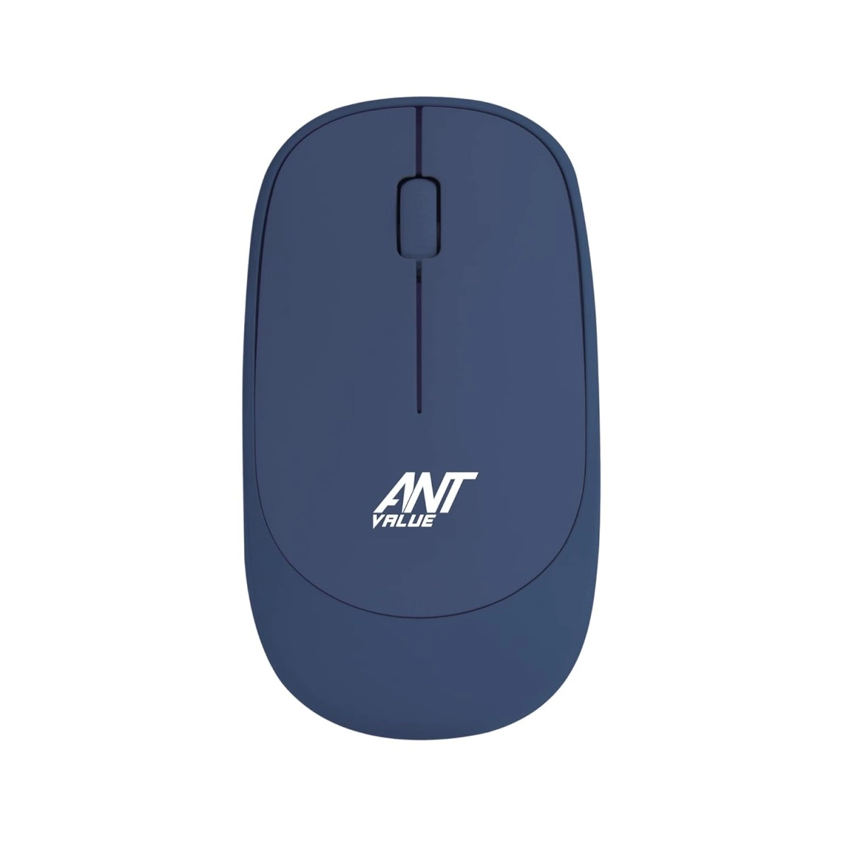 Ant Value FKBRI05 Wireless Keyboard Mouse Combo - 2.4Ghz Aesthetic Quiet Keyboard and Mouse Wireless - 110 Keys Full Size Ultra-Thin Keyboard for Laptop, Computer, PC, Notebook, Windows, Mac OS (Blue)