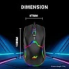 Ant Value GM1001 USB Wired Gaming Mouse,6 Adjustable 12800 DPI Computer Mouse,Optical Sensor 13 RGB Mouse with software and 6 Programmable Buttons,Ergonomic PC Gaming Wired Mouse for Laptop/PC - Black Ant Value GM1001 USB Wired Gaming Mouse,6 Adjustable 12800 DPI Computer Mouse,Optical Sensor 13 RGB Mouse with software and 6 Programmable Buttons,Ergonomic PC Gaming Wired Mouse for Laptop/PC - Black