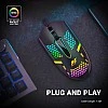 Ant Value GM1001 USB Wired Gaming Mouse,6 Adjustable 12800 DPI Computer Mouse,Optical Sensor 13 RGB Mouse with software and 6 Programmable Buttons,Ergonomic PC Gaming Wired Mouse for Laptop/PC - Black Ant Value GM1001 USB Wired Gaming Mouse,6 Adjustable 12800 DPI Computer Mouse,Optical Sensor 13 RGB Mouse with software and 6 Programmable Buttons,Ergonomic PC Gaming Wired Mouse for Laptop/PC - Black