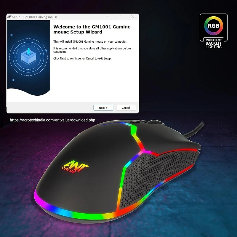 Ant Value GM1103 Gaming Mouse, USB Optical Computer Mice with RGB Backlit, 4 Adjustable DPI Up to 3600, Ergonomic Gamer Laptop PC Mouse for Windows 7/8/10/XP Vista Linux -Black Ant Value GM1103 Gaming Mouse, USB Optical Computer Mice with RGB Backlit, 4 Adjustable DPI Up to 3600, Ergonomic Gamer Laptop PC Mouse for Windows 7/8/10/XP Vista Linux -Black