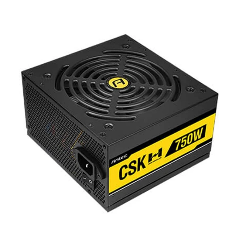 Antec CSK750H 750 Watts 80 Plus Bronze Semi Modular Power Supply - Black Antec CSK750H 750 Watts 80 Plus Bronze Semi Modular Power Supply - Black