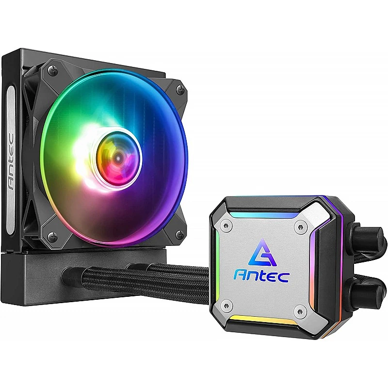 Antec Ultra-Thin CPU Block, Advanced Water Pump Design, PWM Fan, CPU Liquid Cooler Neptune 120 ARGB Antec Ultra-Thin CPU Block, Advanced Water Pump Design, PWM Fan, CPU Liquid Cooler Neptune 120 ARGB