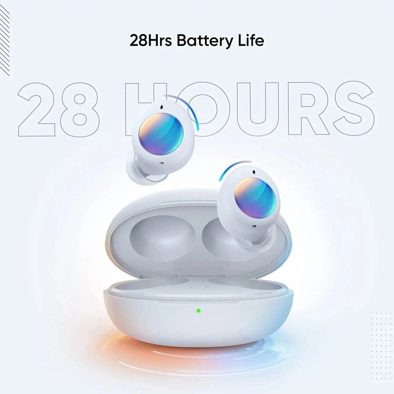 realme Buds Q2 Active Noise Cancellation ANC in-Ear TWS Earphones (White) realme Buds Q2 Active Noise Cancellation ANC in-Ear TWS Earphones (White)