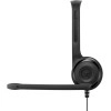 Sennheiser PC 3 Chat Wired On Ear Headphones with Mic Black