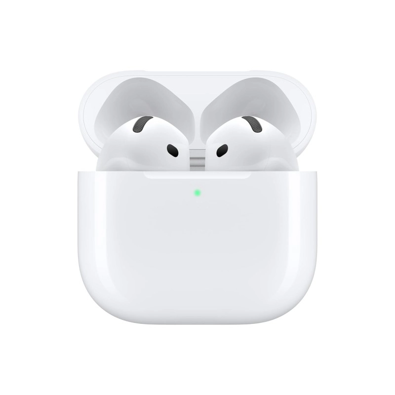 Apple AirPods 4 Wireless Earbuds, Bluetooth Headphones, with Active Noise Cancellation, Adaptive Audio, Transparency Mode, Personalised Spatial Audio, USB-C Charging Case, Wireless Charging, H2 Chip