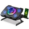 Archer Tech Lab, Squall 300 RGB Gaming Laptop Cooling Pad Stand with Aluminium Metal Grid, 5 Turbo Fans Dual USB Ports 7 Adjustable Angles Elevation Bracket & Phone Holder (Supports Upto 17" Laptop) Archer Tech Lab, Squall 300 RGB Gaming Laptop Cooling Pad Stand with Aluminium Metal Grid, 5 Turbo Fans Dual USB Ports 7 Adjustable Angles Elevation Bracket & Phone Holder (Supports Upto 17" Laptop)