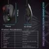 Aula F812 Wired Gaming Mouse, Macro - Hexagonal Computer Mice with RGB Backlit |7 Customized Marco Keys with Light Effect, Adjustable 4800 DPI Optical Sensor (Black) Aula F812 Wired Gaming Mouse, Macro - Hexagonal Computer Mice with RGB Backlit |7 Customized Marco Keys with Light Effect, Adjustable 4800 DPI Optical Sensor (Black)