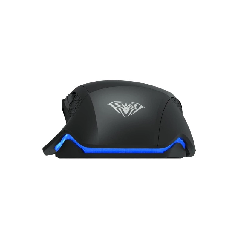 Aula F812 Wired Gaming Mouse, Macro - Hexagonal Computer Mice with RGB Backlit |7 Customized Marco Keys with Light Effect, Adjustable 4800 DPI Optical Sensor (Black) Aula F812 Wired Gaming Mouse, Macro - Hexagonal Computer Mice with RGB Backlit |7 Customized Marco Keys with Light Effect, Adjustable 4800 DPI Optical Sensor (Black)