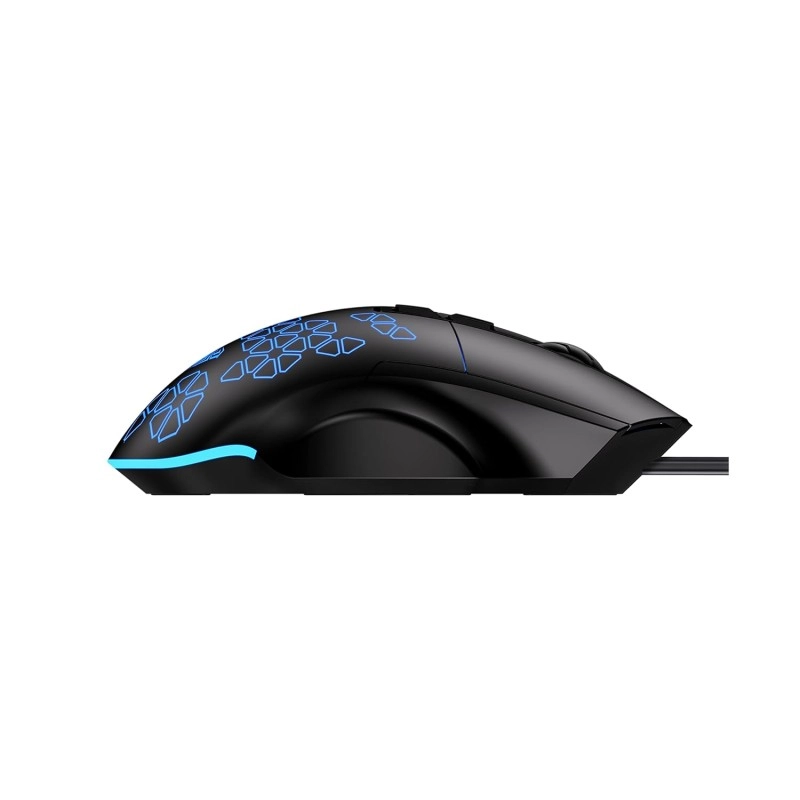 Aula F812 Wired Gaming Mouse, Macro - Hexagonal Computer Mice with RGB Backlit |7 Customized Marco Keys with Light Effect, Adjustable 4800 DPI Optical Sensor (Black) Aula F812 Wired Gaming Mouse, Macro - Hexagonal Computer Mice with RGB Backlit |7 Customized Marco Keys with Light Effect, Adjustable 4800 DPI Optical Sensor (Black)