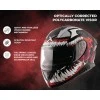 Axor Apex Marvel Venom ISI ECE and DOT Certified Motorbike Helmet Dull Black Red -XL Axor Apex Marvel Venom ISI ECE and DOT Certified Motorbike Helmet Dull Black Red -XL