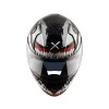 Axor Apex Marvel Venom ISI ECE and DOT Certified Motorbike Helmet Dull Black Red -XL Axor Apex Marvel Venom ISI ECE and DOT Certified Motorbike Helmet Dull Black Red -XL