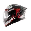 Axor Apex Marvel Venom ISI ECE and DOT Certified Motorbike Helmet Dull Black Red -XL Axor Apex Marvel Venom ISI ECE and DOT Certified Motorbike Helmet Dull Black Red -XL