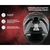 Axor Apex Marvel Venom ISI ECE and DOT Certified Motorbike Helmet Dull Black Red -XL Axor Apex Marvel Venom ISI ECE and DOT Certified Motorbike Helmet Dull Black Red -XL