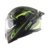 Axor Apex Roadtrip ISI DOT & ECE Certified Full Face Dual Visor Helmet for Men and Women with Outer Clear Visor and Inner Smoke Sun Visor ( Black Grey Helmet, Size: L) Axor Apex Roadtrip ISI DOT & ECE Certified Full Face Dual Visor Helmet for Men and Women with Outer Clear Visor and Inner Smoke Sun Visor ( Black Grey Helmet, Size: L)