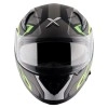 Axor Apex Roadtrip ISI DOT & ECE Certified Full Face Dual Visor Helmet for Men and Women with Outer Clear Visor and Inner Smoke Sun Visor ( Black Grey Helmet, Size: L) Axor Apex Roadtrip ISI DOT & ECE Certified Full Face Dual Visor Helmet for Men and Women with Outer Clear Visor and Inner Smoke Sun Visor ( Black Grey Helmet, Size: L)