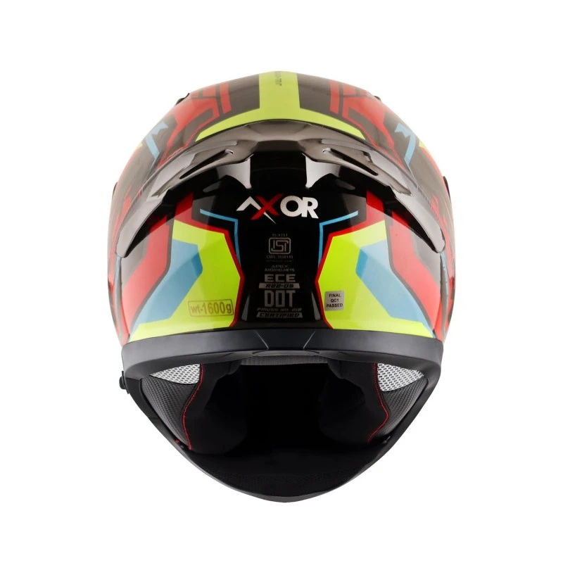 Axor Apex Roadtrip ISI DOT & ECE Certified Full Face Dual Visor Helmet for Men and Women with Outer Clear Visor and Inner Smoke Sun Visor ( Black Grey Helmet, Size: L) Axor Apex Roadtrip ISI DOT & ECE Certified Full Face Dual Visor Helmet for Men and Women with Outer Clear Visor and Inner Smoke Sun Visor ( Black Grey Helmet, Size: L)