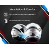 Axor Hunter Turbo ISI ECE and DOT Certified Gloss Finish Full Face Helmet for Men with Pinlock Fitted Clear Visor-White Red-XL Axor Hunter Turbo ISI ECE and DOT Certified Gloss Finish Full Face Helmet for Men with Pinlock Fitted Clear Visor-White Red-XL