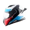 Axor Hunter Turbo ISI ECE and DOT Certified Gloss Finish Full Face Helmet for Men with Pinlock Fitted Clear Visor-White Red-XL Axor Hunter Turbo ISI ECE and DOT Certified Gloss Finish Full Face Helmet for Men with Pinlock Fitted Clear Visor-White Red-XL